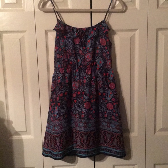 Paisley dress with ruffle - Picture 1 of 5